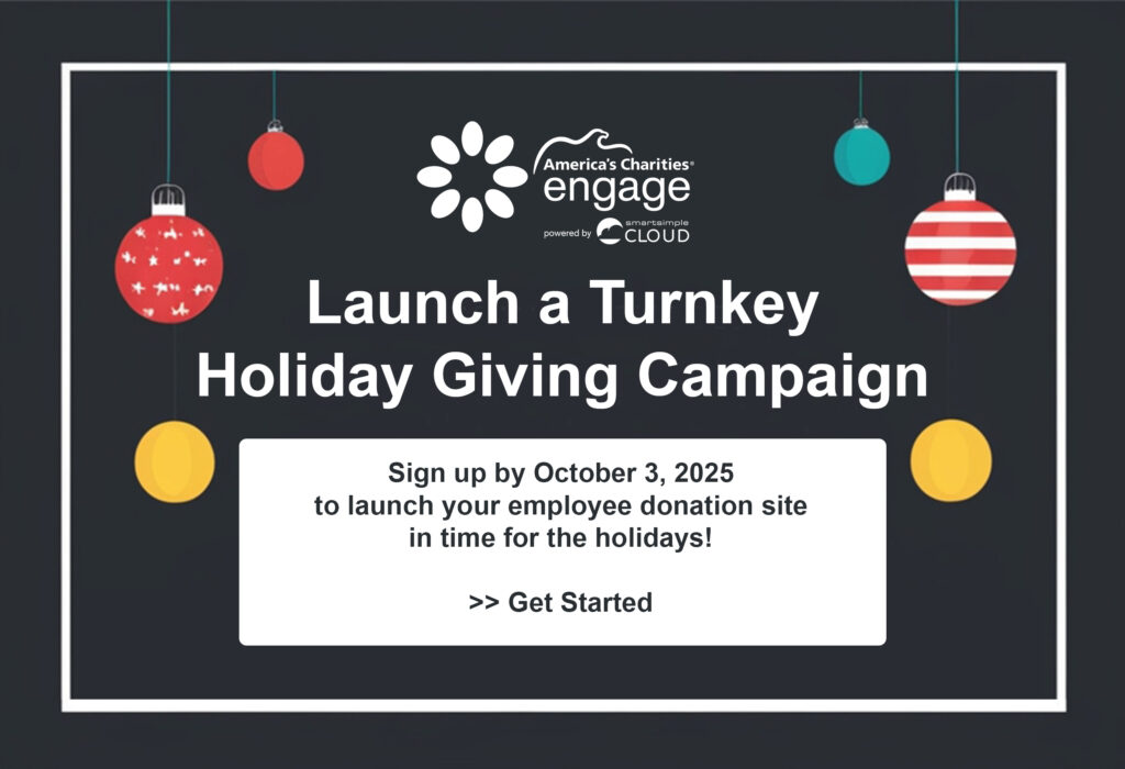 Launch a 2025 Holiday Giving Engage Donation Site