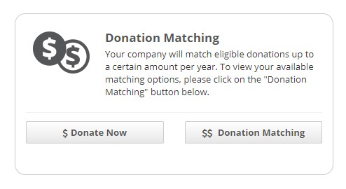 Donation matching Donation matching