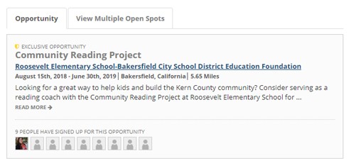 example volunteer opportunity example volunteer opportunity